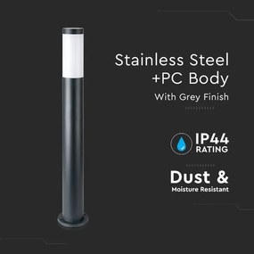 Lampă de exterior 1xE27/60W/230V IP44 80cm neagră