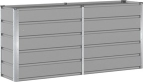 vidaXL Jardinieră Gri deschis 160 x 40 x 75 cm Oțel