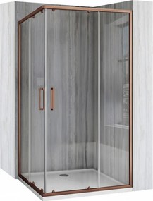 Cabina de dus Rea City 80x100 Brush Copper