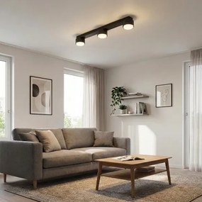 Brilagi - Spot LED RGB reglabil MONO 3xGX53/14W/230V Wi-Fi Tuya negru