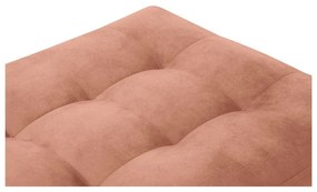 Taburet din catifea Milo Casa Santo, roz