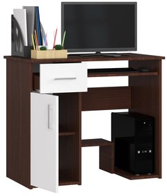 Masă PC Jaloms (wenge + Alb). 1069702