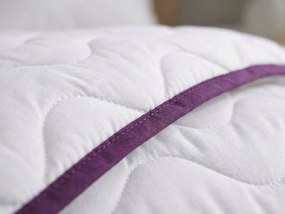 Pilota matlasata STELLA LAVENDER pentru tot parcursul anului 140x200 cm, alba