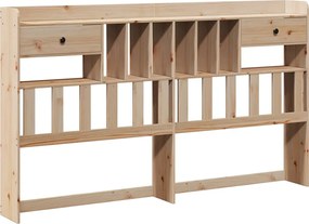 vidaXL Tăblie de pat cu depozitare, 180 cm, lemn masiv de pin