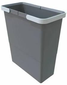 Coș de gunoi cu mânere II 12 l, gri