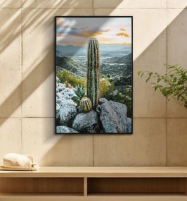 Mauro Ferretti Pictura Pe Panza, Cu Rama, Cactus -A- Cm 60X4X88 | Aosom Romania