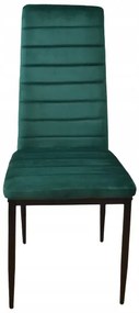 JAKS SCAUN DE SUFRAGERIE VELVET BLACK - VERDE