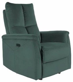 Fotoliu Recliner Tapitat Neptun Catifea Verde Bluvel 78