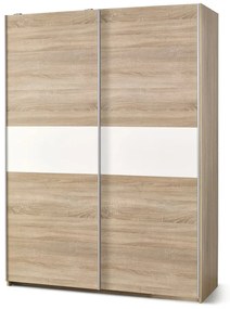 Dulap Lima, alb / stejar sonoma