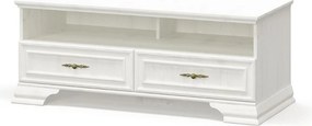 Comoda TV clasica IRYS, pin alb anderson, PAL laminat, 121x51x47 cm