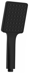 Cap de duș negru mat din plastic – Sapho