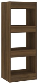 813589 vidaXL Bibliotecă/Separator cameră, stejar maro, 40x30x103 cm, PAL