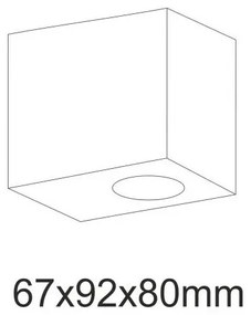 Aplică spot exterior BOSTON 1xGU10/35W/230V IP44