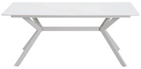 Masă de grădină Ballena cu blat de sticlă