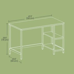 Birou de scris SOLEA maro/negru