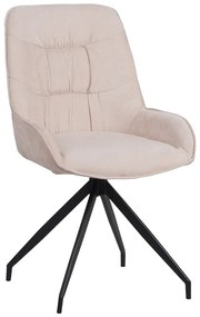 Scaun Rotativ Bucatarie/Dining Kenidra Textil Bej