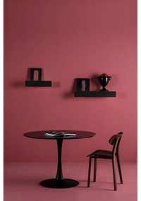 Masă rotundă pentru dining Marckeric Oda, ø 110 cm, negru