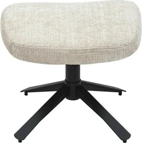 Taburetele/ Suport pentru picioare CLOUD tesatura structurata bej sampanie