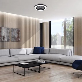 Plafonieră LED dimabilă cu ventilator Rabalux 71336 DALFON 40W/230V 3000/4000/6000K + telecomandă