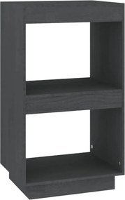 vidaXL Bibliotecă, gri, 40x35x71 cm, lemn masiv de pin