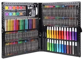 Kit de artă creativă într-o servietă practică - 168 buc - MAALEO