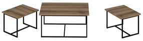 Măsuță Levada Walnut, 3 bucăți