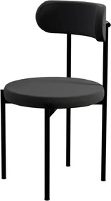 Scaun Onita, metal, negru