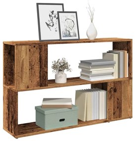 vidaXL Bibliotecă, Lemn vechi, 100x24x63 cm, PAL