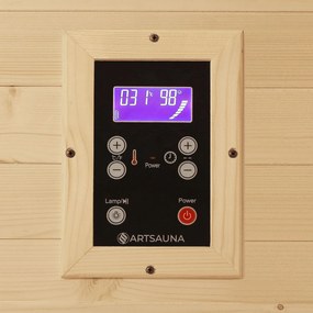 Vonkajšia sauna Eldur s 8 kW ohrievačom & príslušenstvom