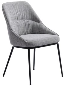 Scaune de dining gri 2 buc. Meridian – Unique Furniture