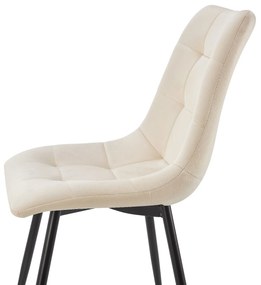 Jusky Set 2 scaune de sufragerie Blanca - bej