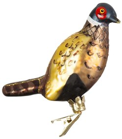 Ornament de Crăciun lucrat manual din sticlă 18,5 cm Bird – Sass &amp; Belle