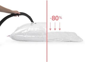 Set saci de depozitare Compactor Bag 80 x 100 cm, 2 buc, transparent
