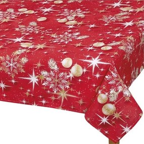 Față de masă de Crăciun Bellatex, glob auriu, 40 x 90 cm, 40 x 90 cm