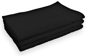 Prosop de maini Classic mic 30x50 cm negru, 100% bumbac