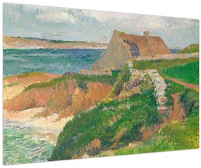 Tablou - Henri Moret, The Island of Raguenez, Brittany, reproducere (90x60 cm)