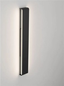 Aplica exterior neagra liniara 60cm IP65 LED 3000K RANGE