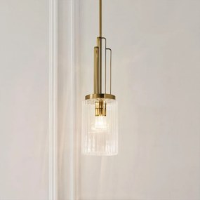 Quintiesse QN-KIMROSE-MP-BNB - Lustră pe tijă KIMROSE 1xE27/60W/230V, aurie