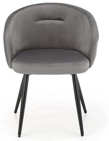 Scaun K430 velvet gri