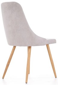 Scaun de bucaterie Tadeo, gri/fag