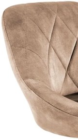 Scaun de bar H101 velvet bej