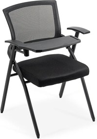 RESIGILAT - Scaun conferinta pliabil si masuta rabatabila HRC 603 negru