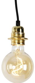Lampă modernă cu pandantiv reglabilă în aur - Cava 5