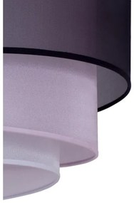 Duolla - Plafonieră TRIO 1xE27/15W/230V d. 45 cm neagră/roz/argintie