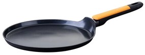 Tigaie pentru clatite Fackelmann Soft Collection 688624, 28 cm, Acoperire antiaderenta, Inductie, Maner moale, Negru