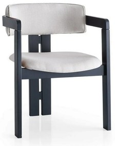 Scaun de sufragerie CO Cream and Black