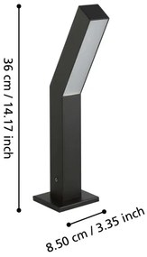 Lampă LED de exterior Eglo 900996 IZZALINI 1xGU10/2,8W/230V IP44