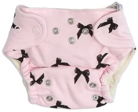 Set Scutec Pânză ECO Mamatti - chiloți + 2 x scutec, mărime. 3–8 kg, Fundă 5-14 kg
