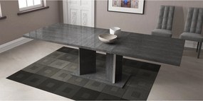 Set lemn masiv masă și scaune Sarah Grey - 8 scaune, 250 × 115 × 76 cm