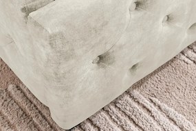 Pat PARIS 160x200cm catifea bej sampanie cu spatiu de depozitare